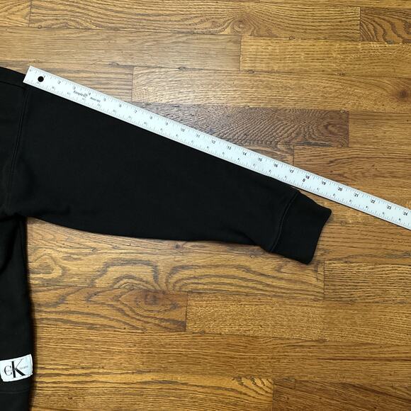 Calvin Klein Hoodie Women’s Large Black Ck Jeans - Picture 9 of 10